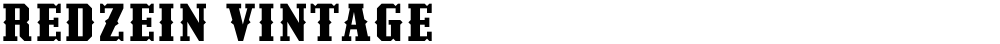 Redzein Vintage