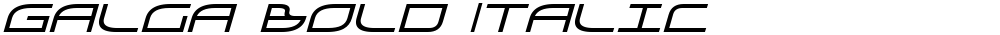 Galga Bold Italic