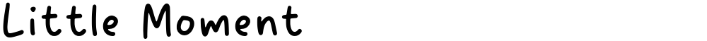 Little Moment