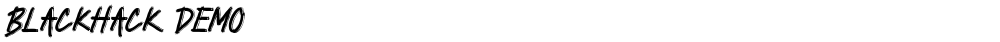 Blackhack Demo