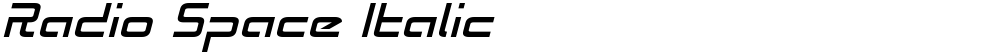 Radio Space Italic