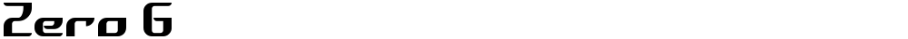 Zero G