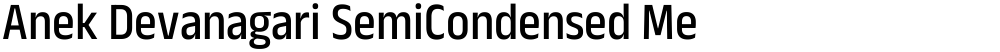 Anek Devanagari SemiCondensed Medium