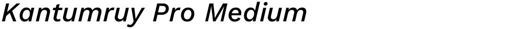 Kantumruy Pro Medium