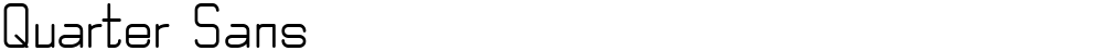Quarter Sans
