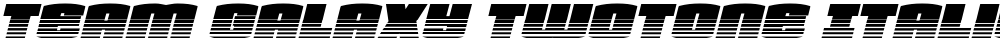 Team Galaxy Twotone Italic