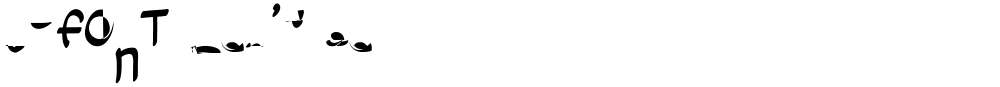 YEFONT Don't go