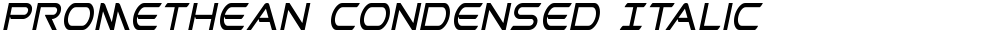 Promethean Condensed Italic
