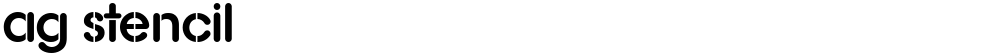 AG Stencil