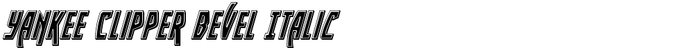 Yankee Clipper Bevel Italic