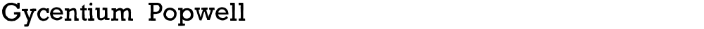 Gycentium Popwell