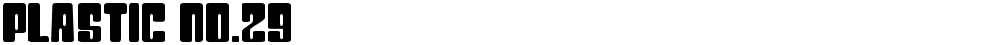 Plastic No.29