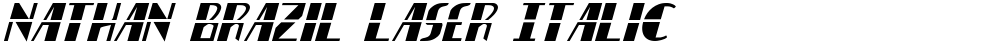 Nathan Brazil Laser Italic