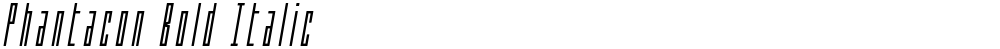 Phantacon Bold Italic