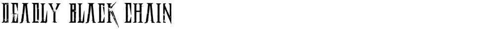 Deadly Black Chain
