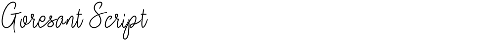 Goresant Script