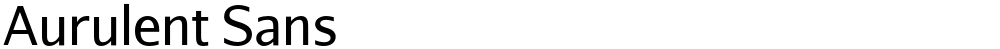 Aurulent Sans