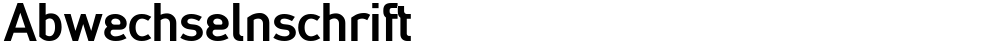 Abwechselnschrift