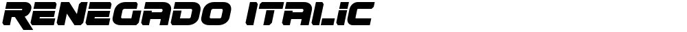 Renegado Italic