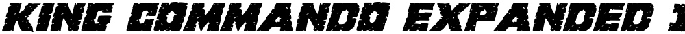 King Commando Expanded Italic