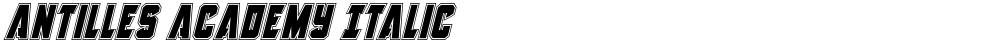 Antilles Academy Italic