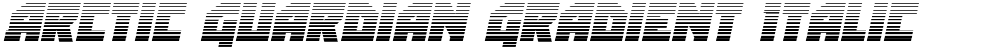 Arctic Guardian Gradient Italic
