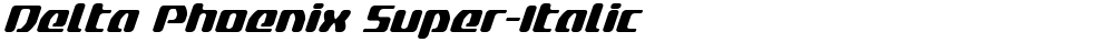 Delta Phoenix Super-Italic