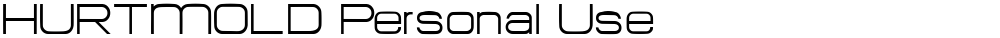 HURTMOLD Personal Use