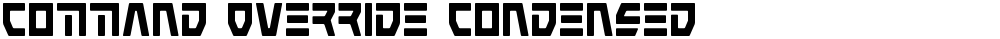 Command Override Condensed