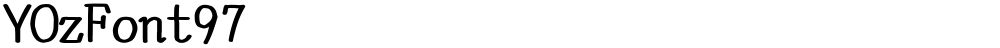 YOzFont97