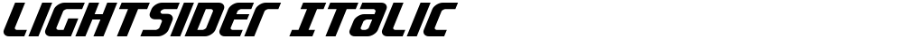 Lightsider Italic
