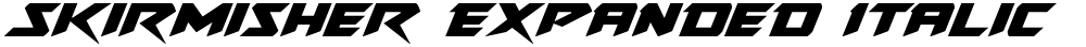 Skirmisher Expanded Italic