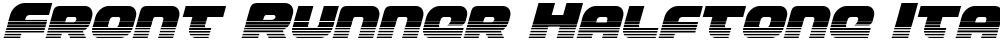 Front Runner Halftone Italic