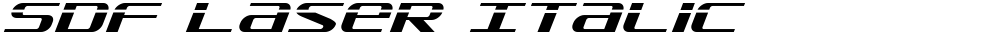 SDF Laser Italic