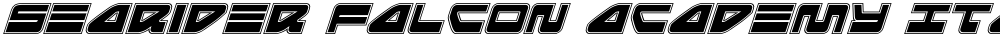 Searider Falcon Academy Italic
