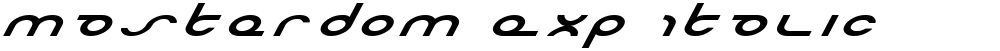 Masterdom Exp Italic
