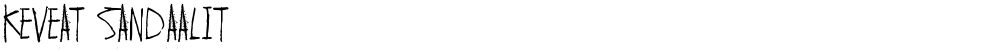 Keveat sandaalit