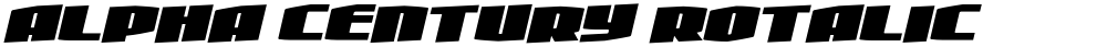 Alpha Century Rotalic