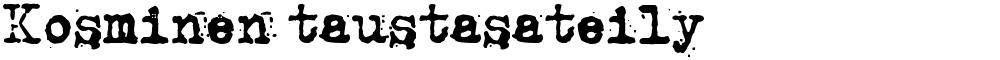 Kosminen taustasateily