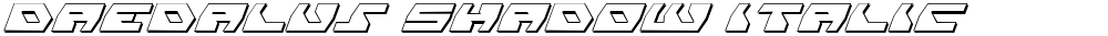 Daedalus Shadow Italic