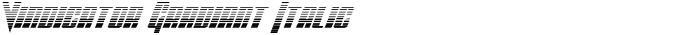 Vindicator Gradiant Italic