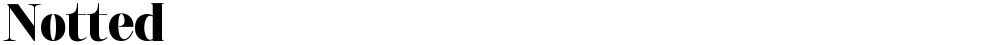 Notted