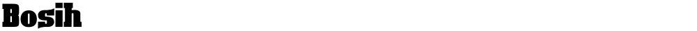 Bosih