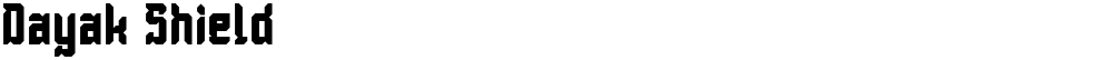 Dayak Shield