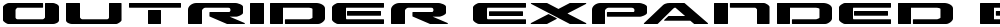 Outrider Expanded Bold