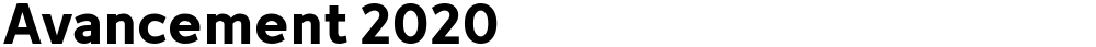 Avancement 2020