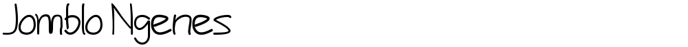 Jomblo Ngenes