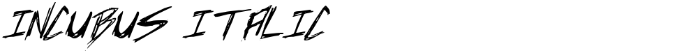 Incubus Italic