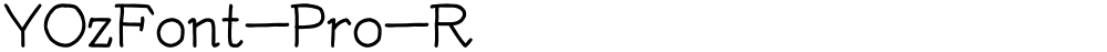 YOzFont-Pro-R