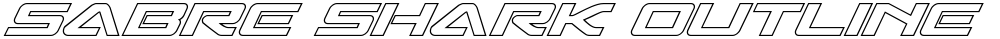 Sabre Shark Outline